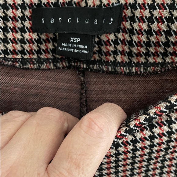Sanctuary Women's Plaid Pants- Brown and Black - Picture 2 of 5